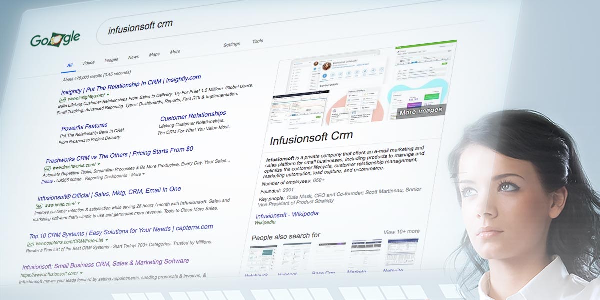 Content Marketing Infusionsoft Search Term Search Results Example for search term Infusionsoft CRM