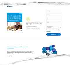 paypal squeeze page content marketing example